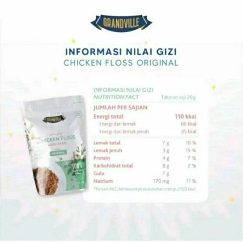 

Sega Tungtung [Paket Hemat] Grandville Abon Ayam Mpasi Isi 2 Booster Bb Bayi Non Msg - Original