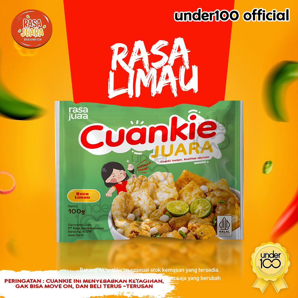 

Sega Tungtung Under100 Rasa Juara Krezzpy Basreng 100G Moring 75G Keripik Cimol 90G Seblak Juara