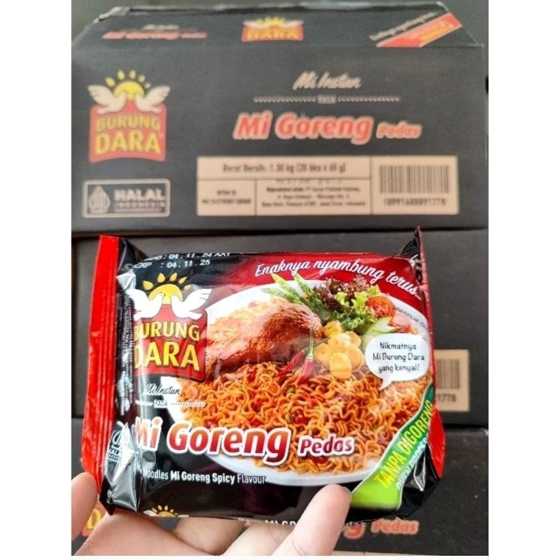 

Sega Tungtung ( 1 Dos Isi 20 Pcs) Mie Burung Dara Goreng/Kuah