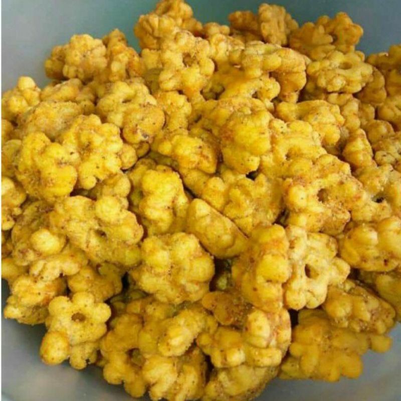 

Eumsig [ 250Gr ] Ribut Snack Kembang Ribut Pilus Ribut Pedas Manis Asin Gurih Jajanan Jadul