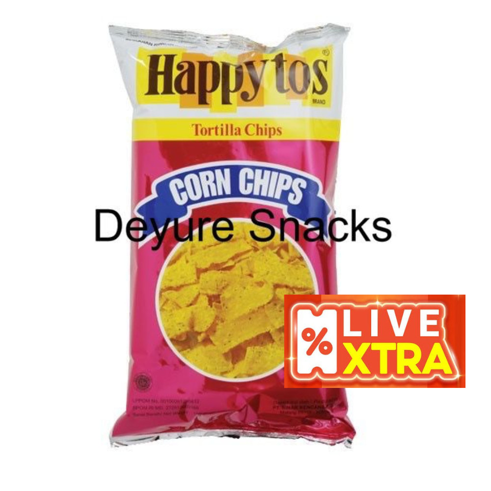 

Sega Tungtung Happy Tos Tortilla Chips (Besar) Deyurecsnack
