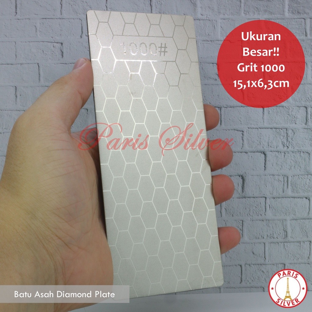 NEWW Batu Asah Pengasah Pisau Diamond Plate Intan Berlian Penajam Pelat Plat Ketam Pahat Serut Kayu