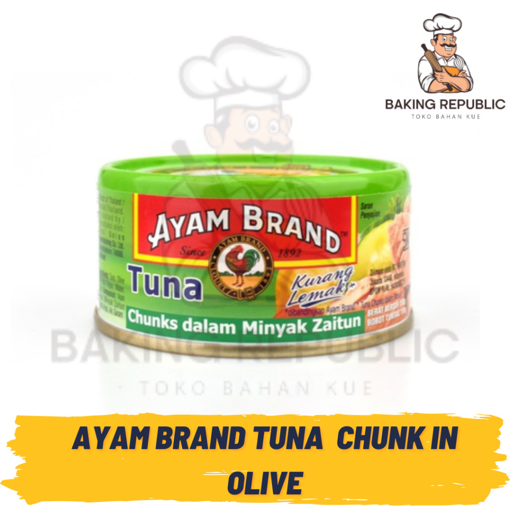 

Sega Tungtung Ayam Brand Tuna Chunks Minyak Zaitun 150 Gr Kemasan Kaleng