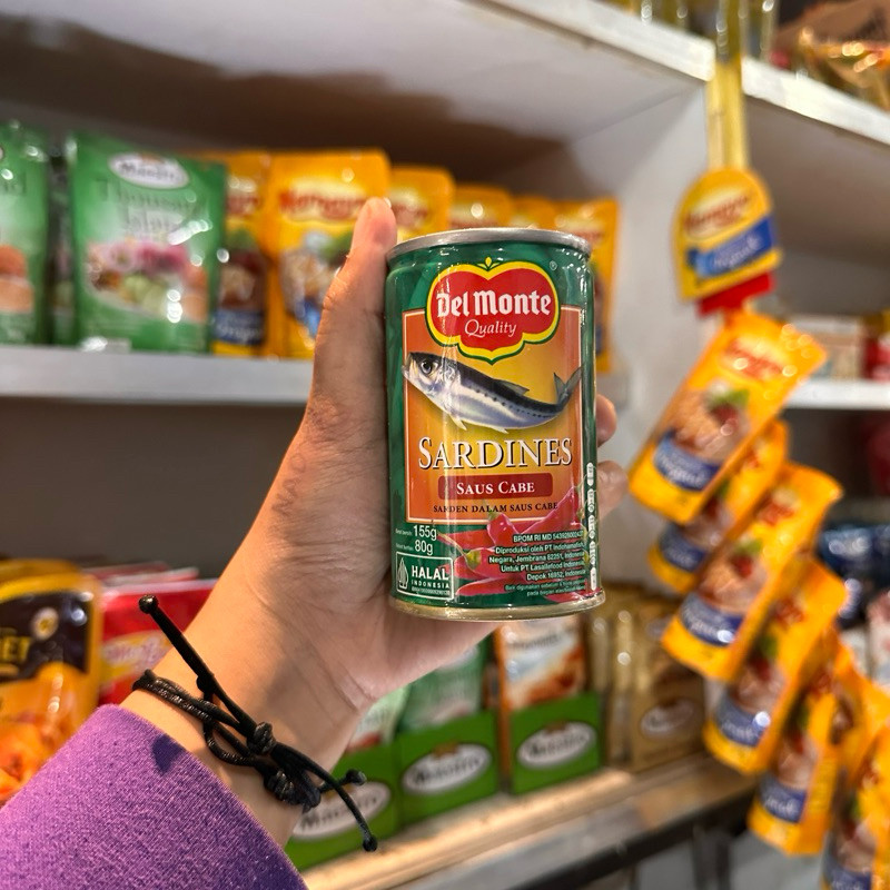 

Sega Tungtung Delmonte Sardines Cabe 155G