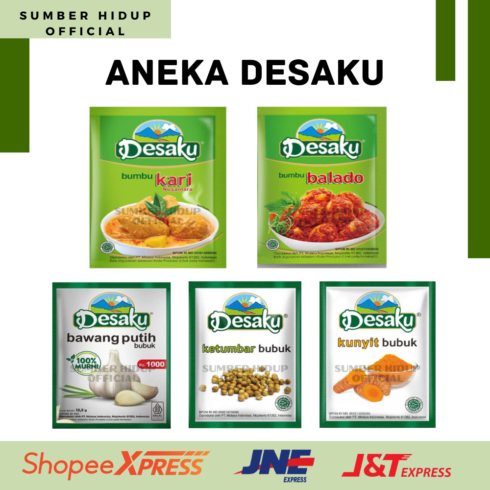 

Sega Tungtung Bumbu Bubuk Desaku All Varian 1 Pack