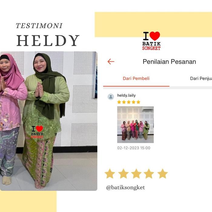 SARUNG ENCIM BETAWI TUMPAL PUCUK REBUNG KAIN BATIK BUNGA JAKARTA
