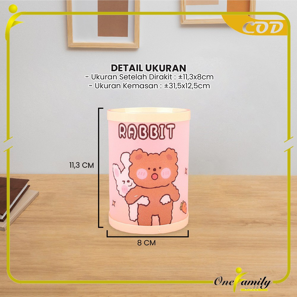 

ONE-A84 TEMPAT PENSIL KARAKTER MEJA LUCU / TEMPAT KOTAK PENSIL BULAT KARAKTER KARTUN SERBAGUNA / PEN