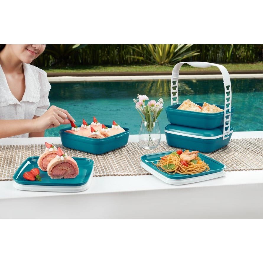 Picnic Set Trio / Paket Rantang Tupperware Original Termurah