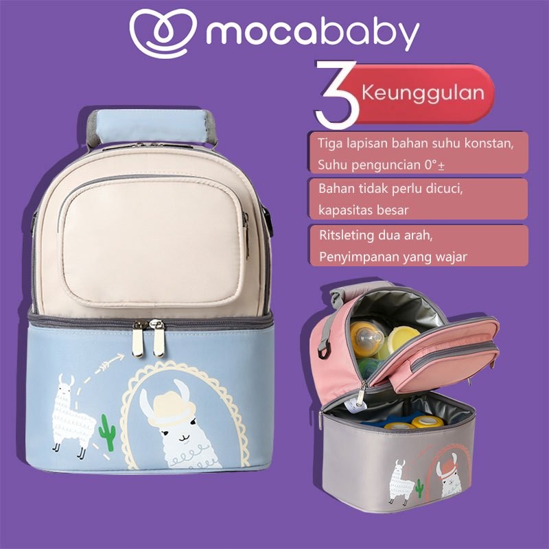 Mocababy Cooler Bag Asi Mutter Tas ASI cooler bag ASI tas penyimpanan asi diaper bag sling cooler