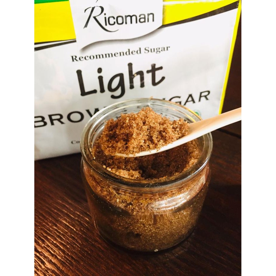 

Ricoman Light Brown Sugar 500Gram Gula 500 Gr Fine Textured