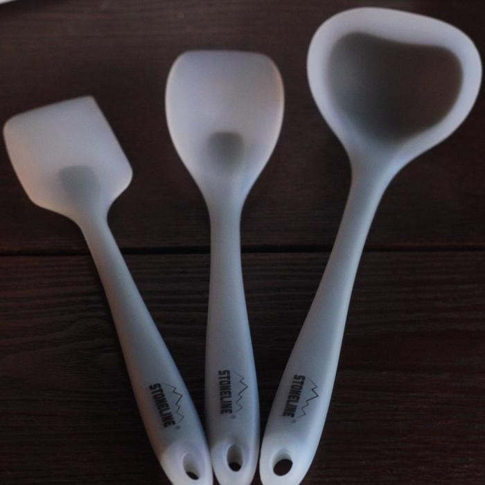 

Stoneline Silicone Utensils Set / Sutil Masak Tahan Panas Spatula