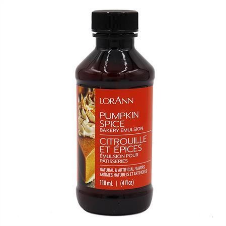 

Lorann Pumpkin Spice Bakery Emulsion 4Oz 118Ml Extract Flavour Essence