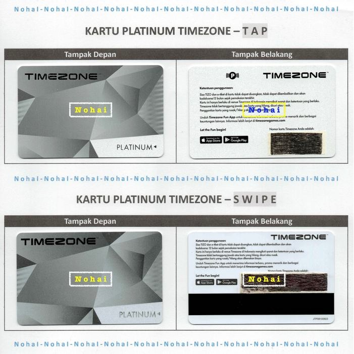 Terlaris Kartu Power Card Tiket Timezone Ticket Platinum Murah