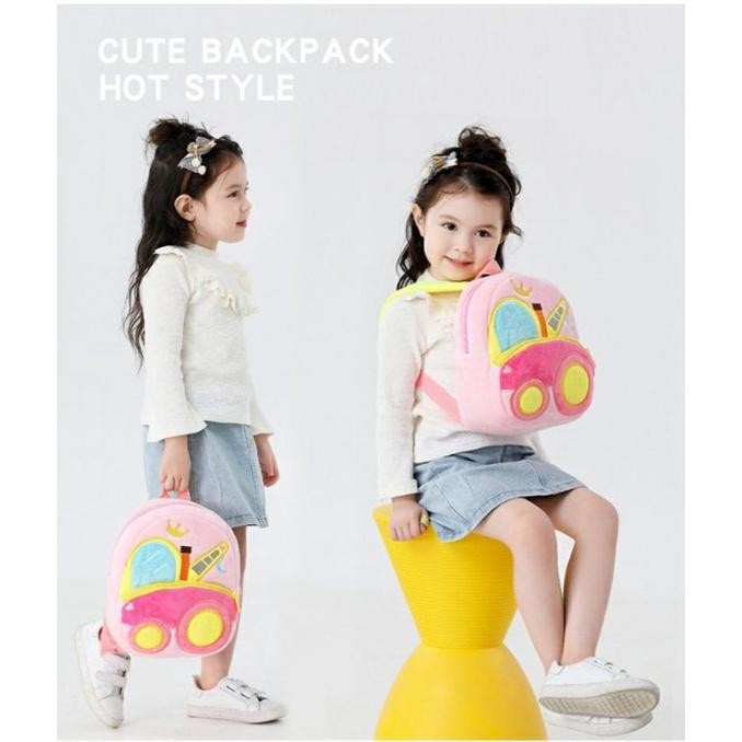 Tas Ransel Anak Sekolah Paud Tk Kakoo Model Binatang Dan Kendaraan Fashion Tas Sekolah Cowok Tas