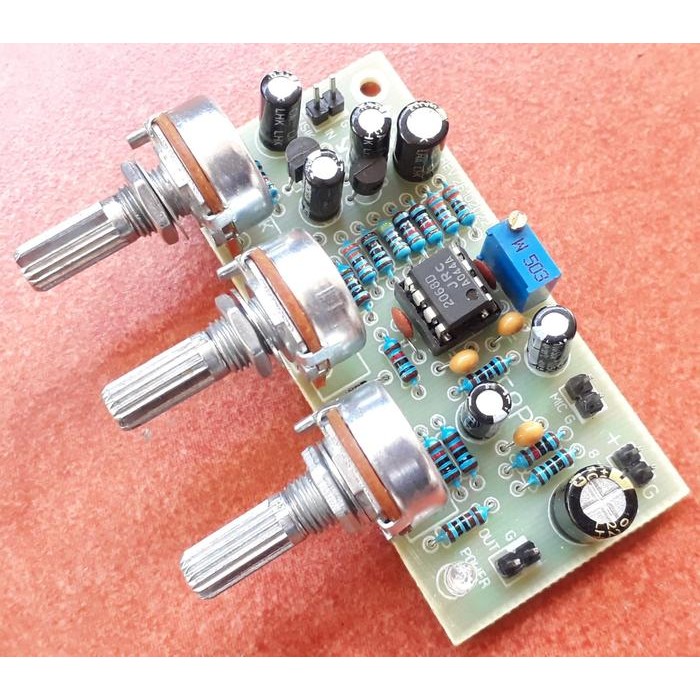 PREMIUM Kit Modul Penguat mic condensor + AVC (auto vocal control)