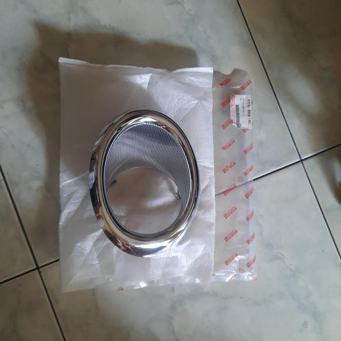 PREMIUM ring chrome cover foglamp ayla 2012 2013 2014 2015 2016 2017 ori