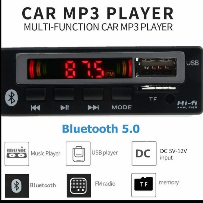 PREMIUM Modul Kit Digital Player MP3 Bluetooth / USB / TF / Stereo FM Radio