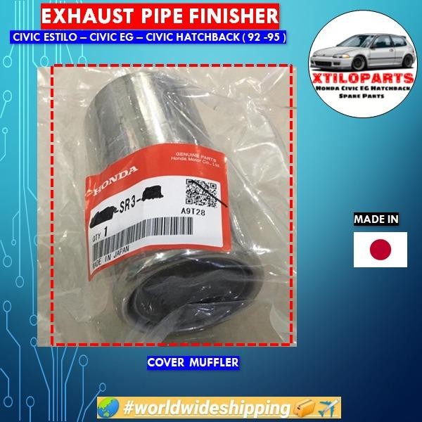 PREMIUM Ori Cover Muffler Ujung Knalpot Honda Civic Estilo SR3