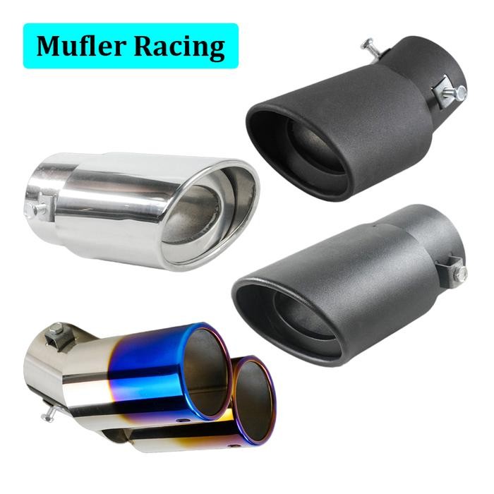 ZSCW- Muffler Ujung Pipa Knalpot Mobil Avanza Sigra Calya Racing Baut