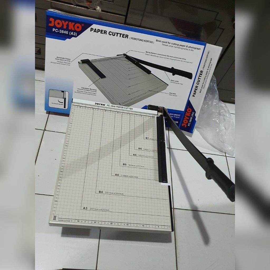 

pemotong kertas paper cutter A3 JOYKO PC 3846 38X46 CM