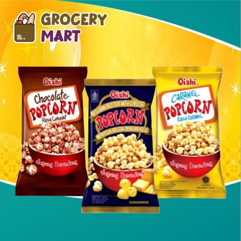 

(RENCENG) Oishi POPCORN Jagung 20gr Isi 10pcs