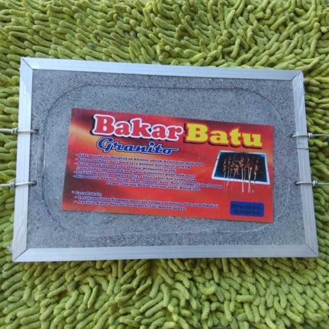 Miliki Segera Batu Bakar Granito Grill Panggangan Sate Bmn2118