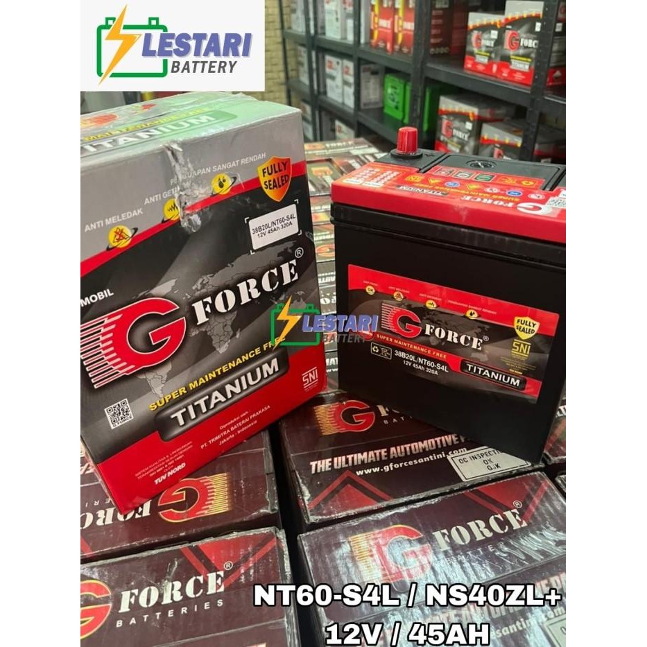 READY STOK Aki Kering GForce Titanium Kering NT60-S4L / NS40ZL+