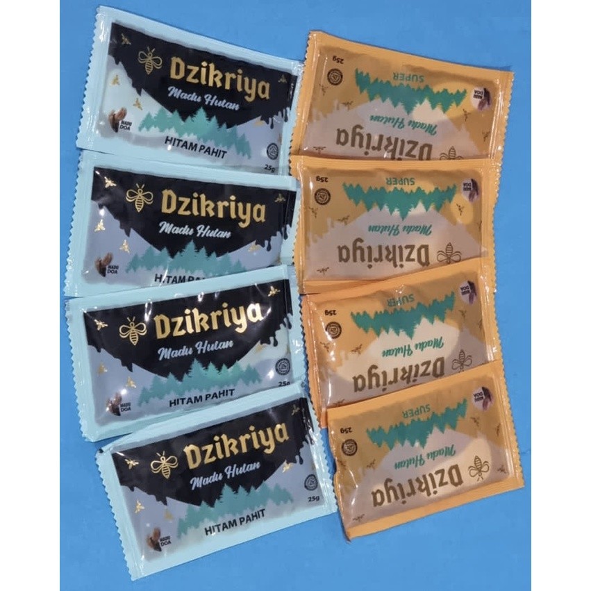 

MADU DZIKRIYA HUTAN SUPER SACHET ( 1 box isi 10 sachet @25 gr )