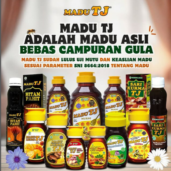 

Madu Tj Murni 500gr Refill - Madu Murni Asli Tingkatkan Stamina tubuh - Madu Super - Sofit