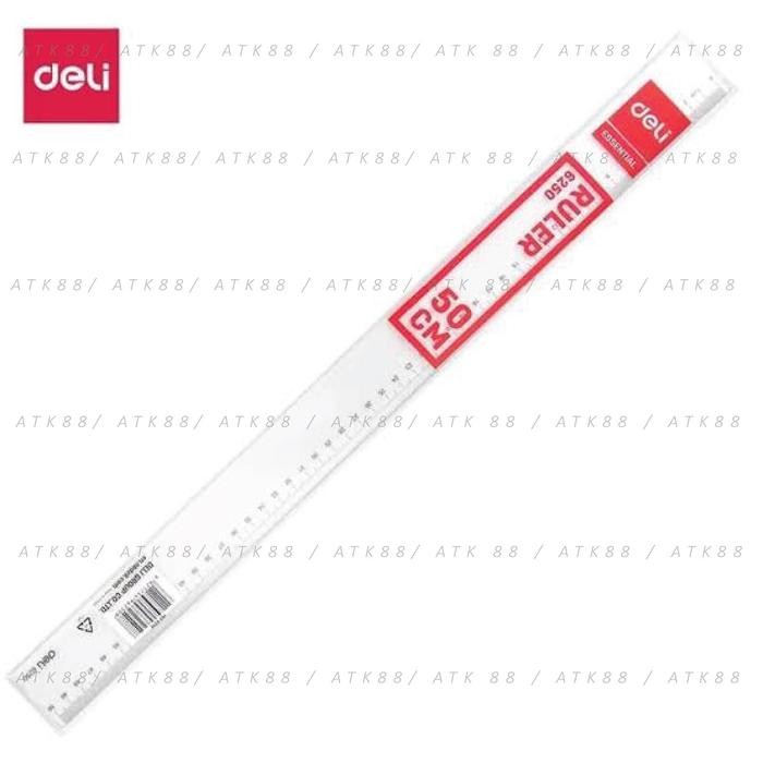 

Ready JT Deli E6250 PS Ruler 50cm / Penggaris Deli Panjang 50cm