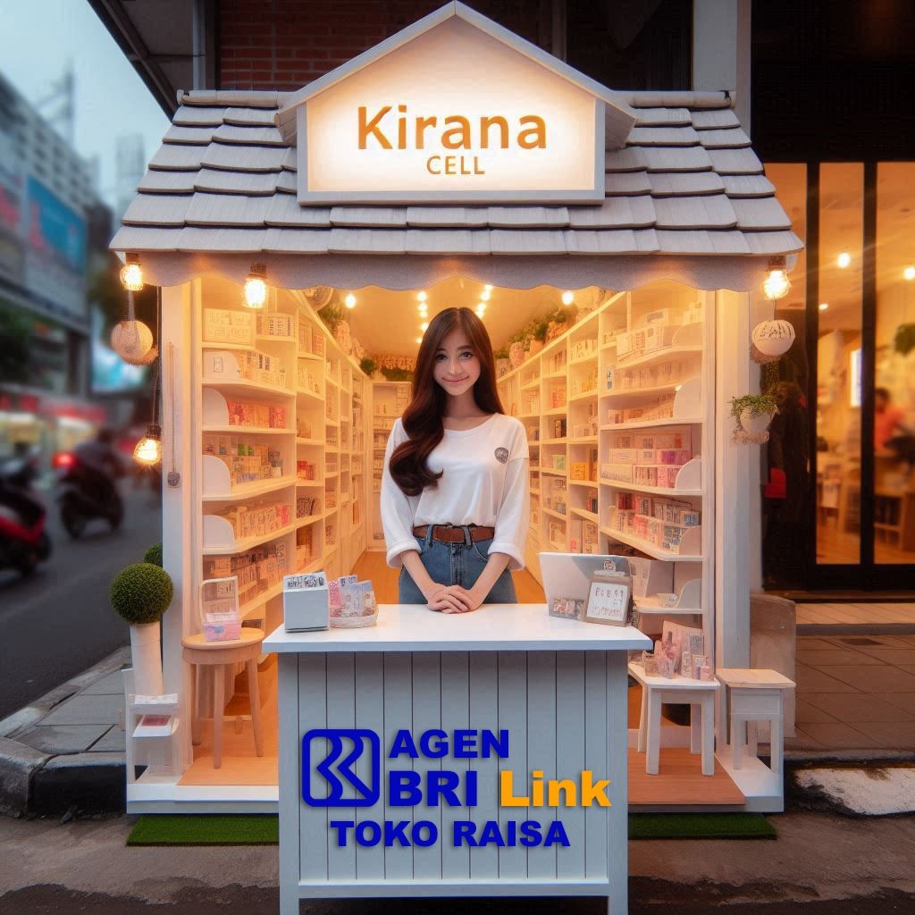 Agen BRI Link Logo Akrilik Huruf Timbul 30cm