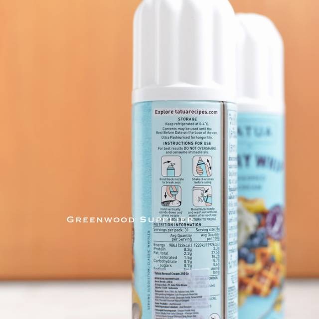 

Tatua Whipped Cream Aerosol (250gram)