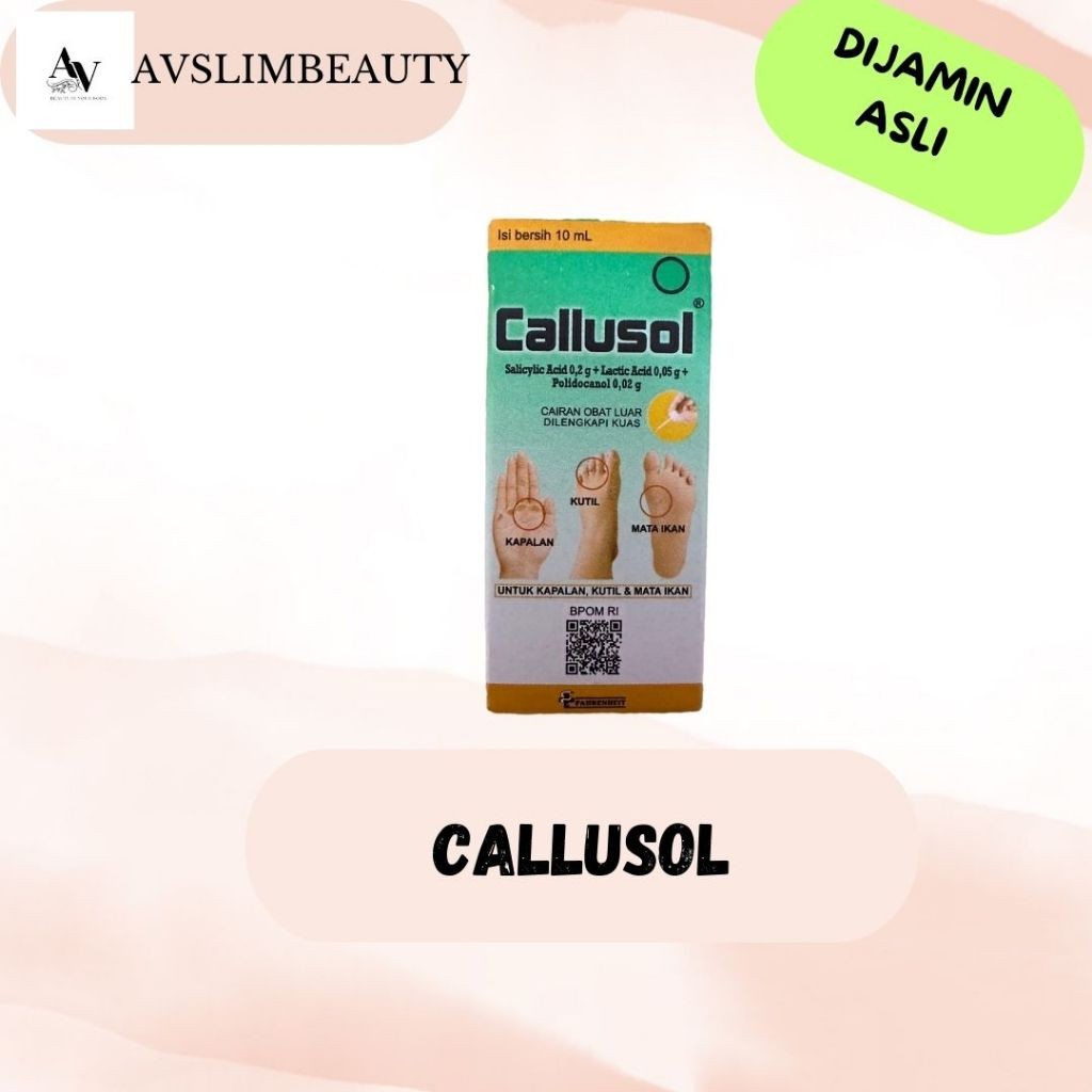 Callusol original Obat Mata Ikan, Kutil, Kapalan
