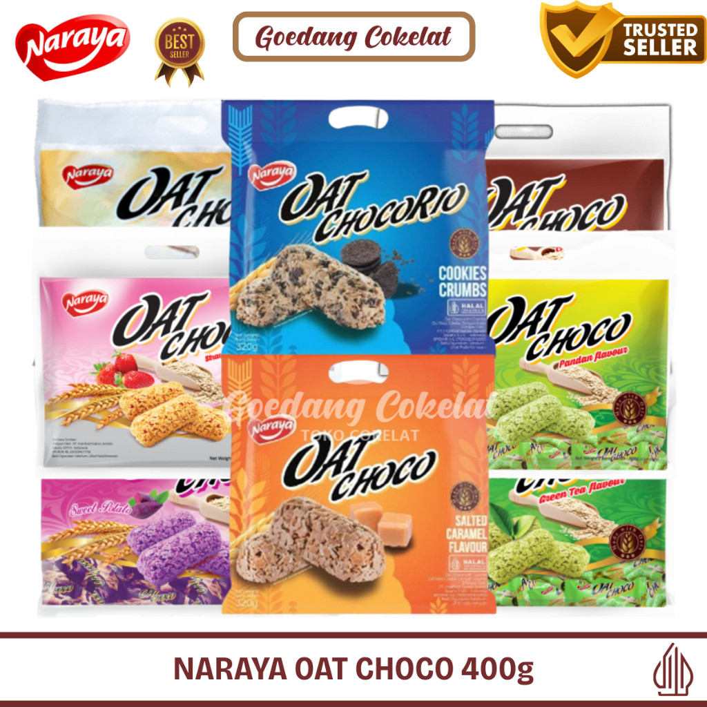 

Naraya Oat Choco Seral Granola Oat Chocolate Original 400gr