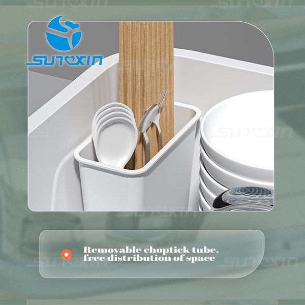 SUNXIN-Rak Piring Plastik S60/ Rak Pengering Piring / Sendok Rak Dapur