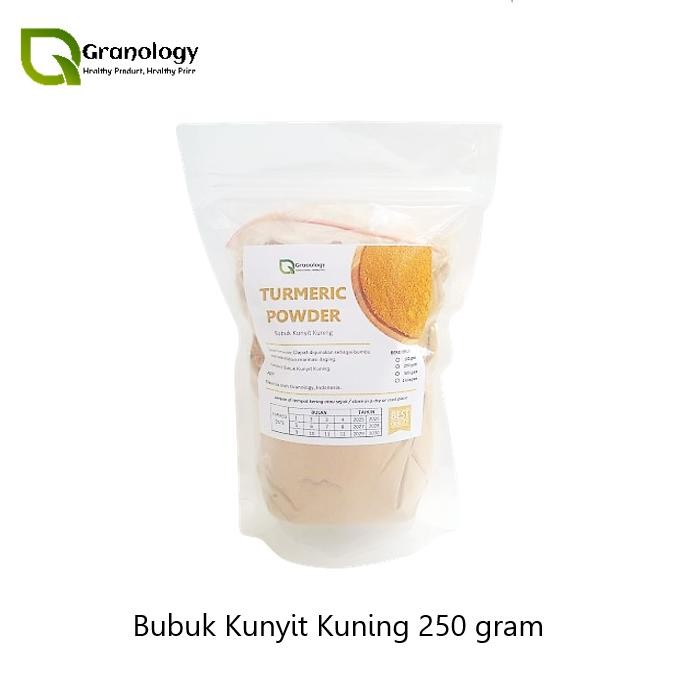 

Terlaris Kunyit Kuning Bubuk / Turmeric Powder (250 Gram) By Granology
