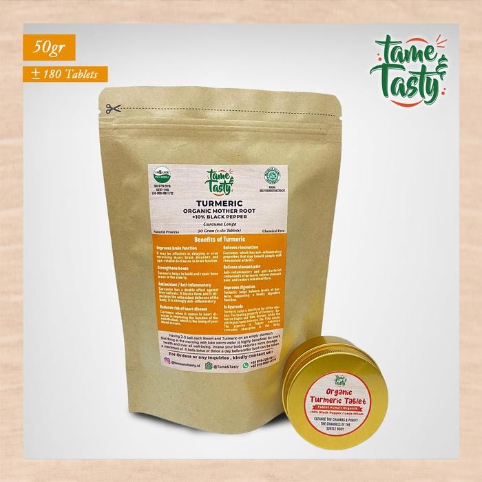 

Terlaris Turmeric Tablet - Pill Kunyit Organik (+10% Lada Hitam) Tame & Tasty