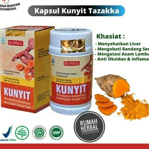 

Terlaris Kapsul Kunyit Tazakka Untuk Liver Hati Lambung