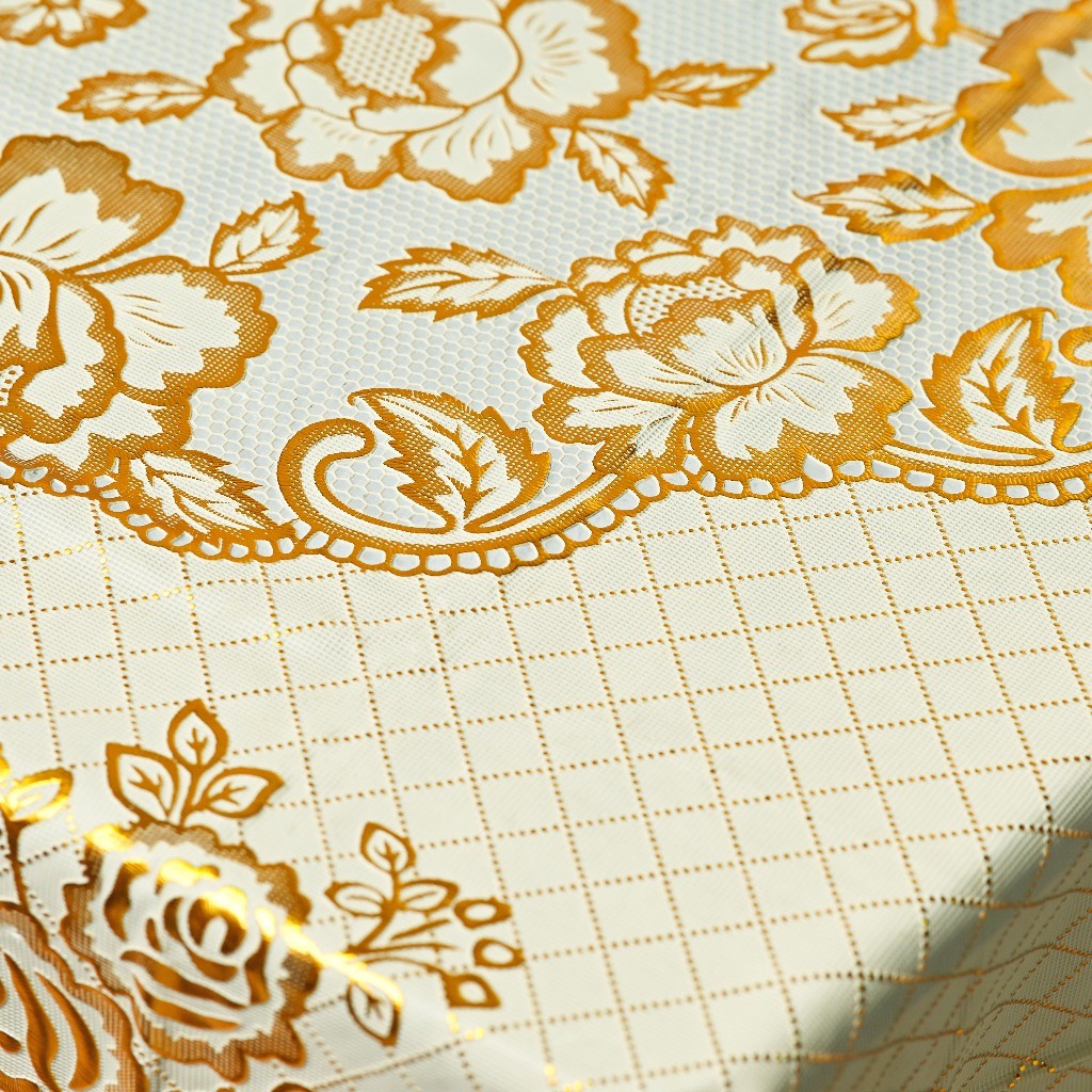 Finacel1 Taplak Meja Makan Oval Ukuran 150X228Cm Taplak Meja Tamu Pvc Tahan Air Alas Meja Oval Besar