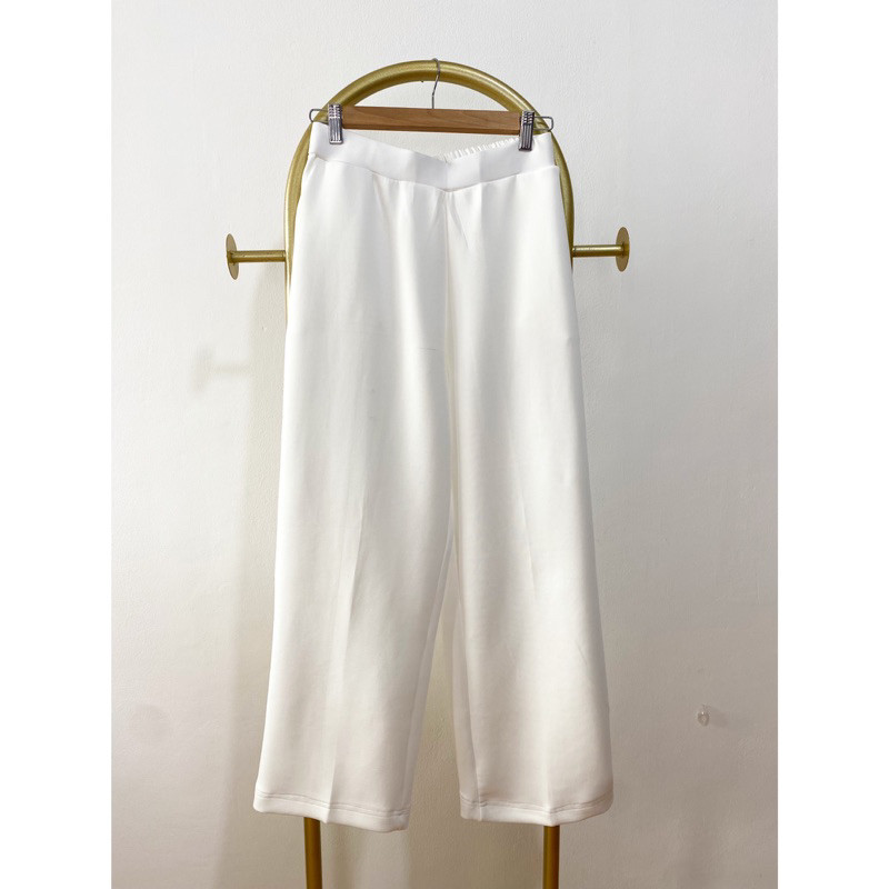 Pola Mewah Celana Kulot Scuba Premium Wanita Standar Dan Jumbo Fit Bb 60-90Kg