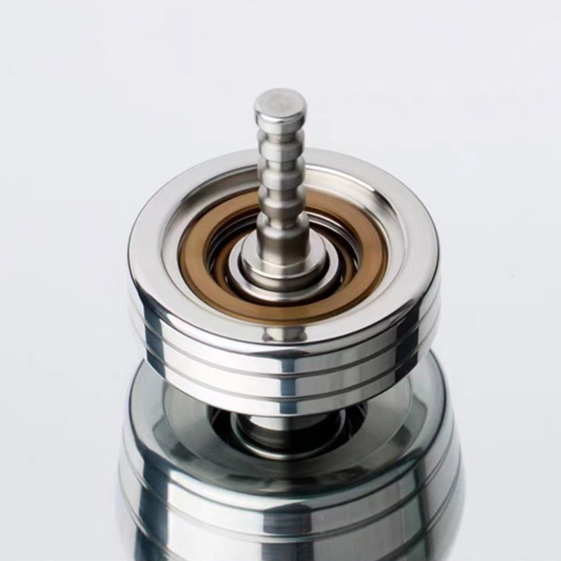 

2 In 1 Gyroscope Spinner Stainless Steel Anti Stress Metal Spinning Top Anxiety Fidget Toys Adults Kids Juguetes Antiestrés