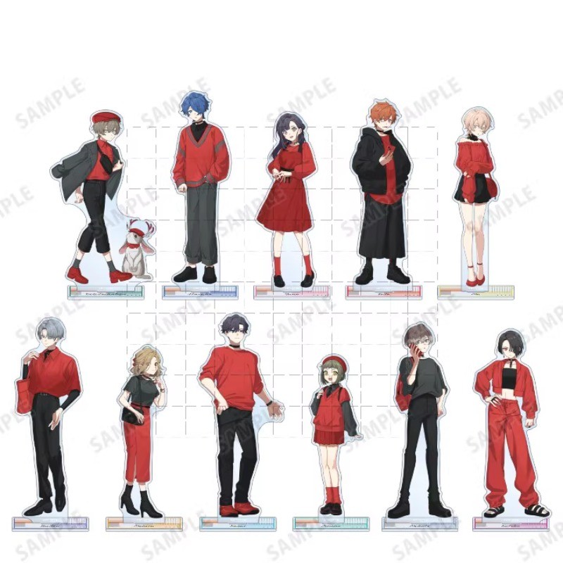 Game Milgram Acrylic Stand Doll Anime Amane Shidou Es Haruka Yuno Mikoto Mahiru Kazui Figure Model