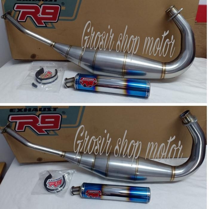 KNALPOT R9 NEO GELLO STAINLES NINJA 150 RR / NINJA 150 R