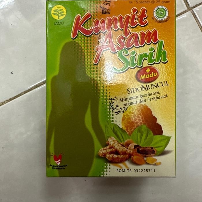 

Terlaris Kunyit Asam Sirih + Madu Isi 5 Saset Perbox