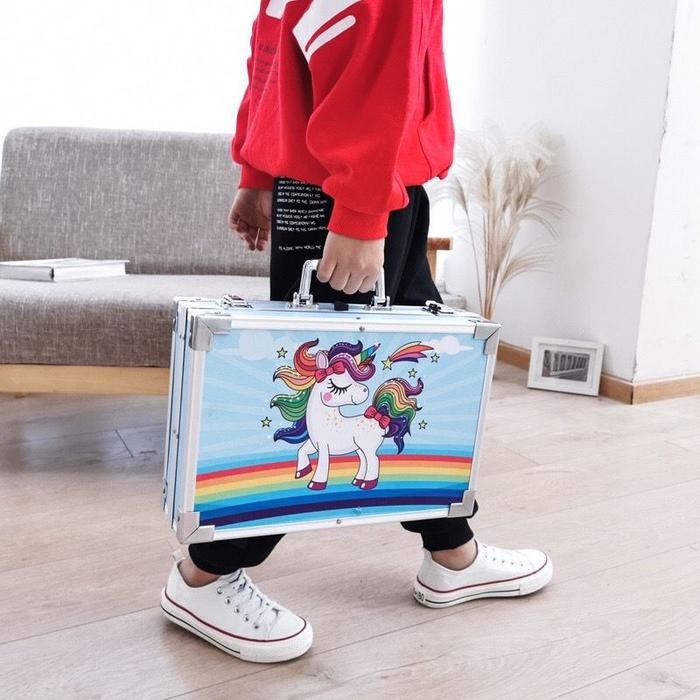 

Set Alat Gambar Anak Tulis Lukis Koper Box Jingjing Import Alat LukiS