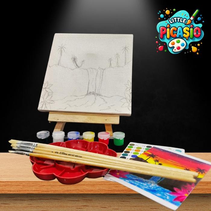 

starter kit painting kids/ paket alat lukis anak