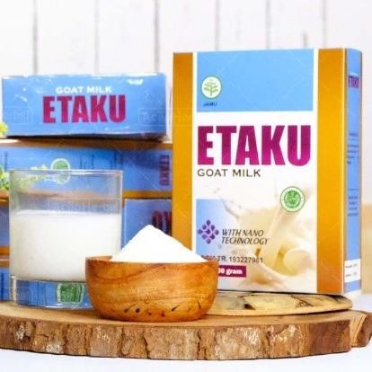 

Ready- Etaku Goat Milk Penurun Kolesterol Penurun Kadar Lemak Darah Tinggi - Susu Kambing Etawa