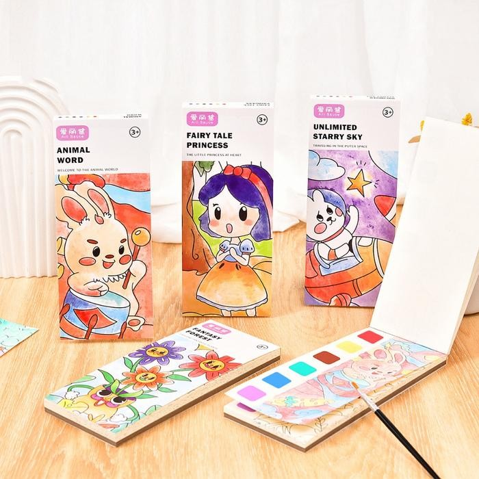 

set alat lukis anak isi 3 buku