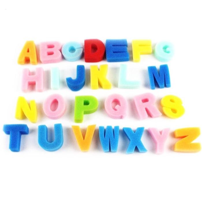 

Sponge Alphabet Number Kids Painting Spons Huruf Angka Alat Lukis Anak