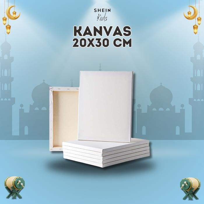 

Kanvas Lukis 20x30 CM Serbaguna Bingkai Spanram Untuk Melukis & Menggambar Alat Kayu Kids Cat